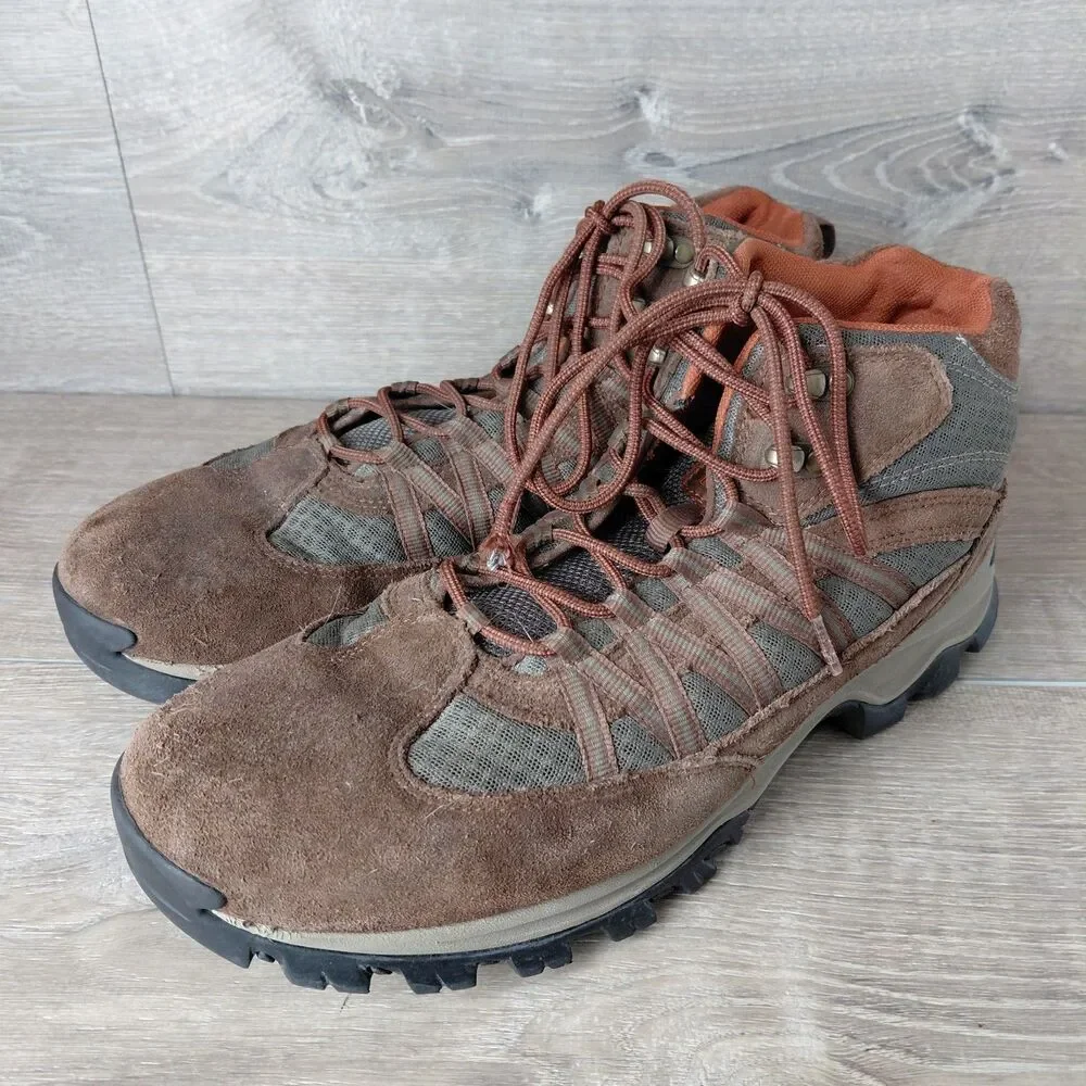 Timberland Boots Mens 14 Brown Mt Maddsen Leather Mid Waterproof Outdoor Hiking